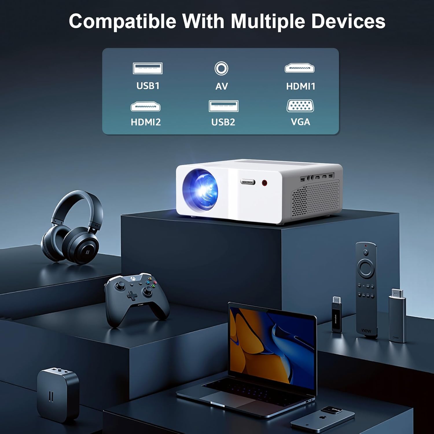 Cinema at Home with Roconia projector