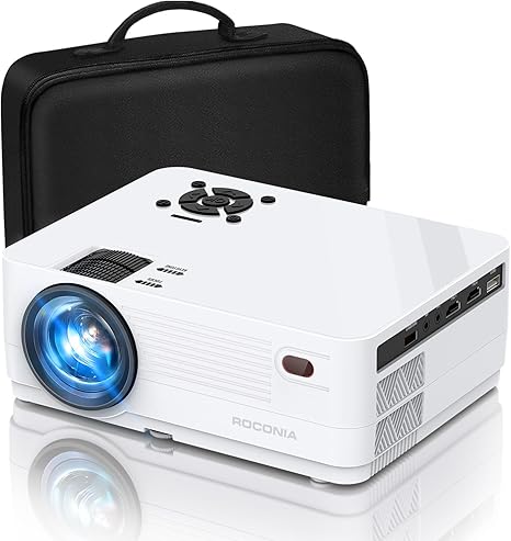 Roconia Q6 1080P Projector with 5G WiFi & Bluetooth