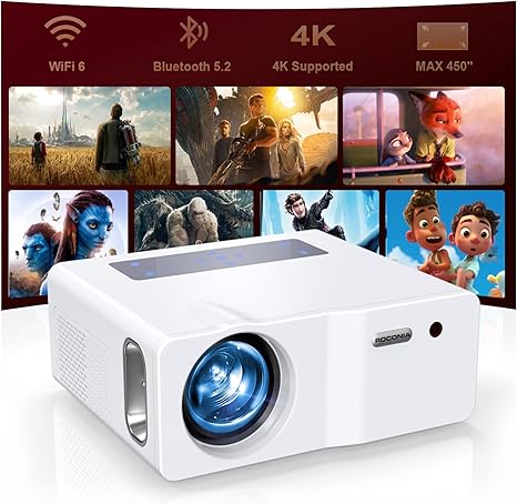 Roconia G3 1080P Projector with 5G WiFi & Bluetooth